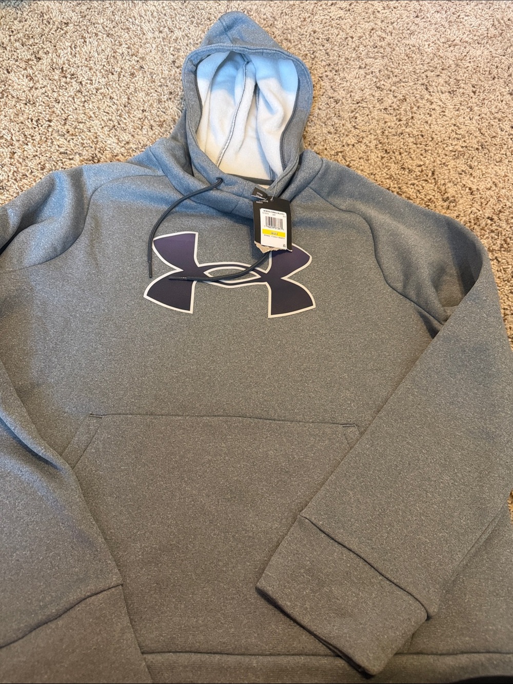 Under Armour NWT Hoodie pullover Gray Purple Women’s Small